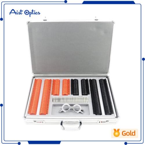 China factory price high quality Optical Optometry plastic ring Trial lens set aluminum case box