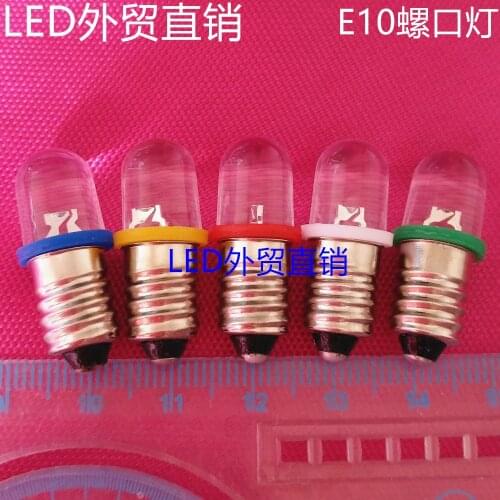 4.5V 4.8V equipment small bulbs small bulb E10 screw LED indicates small bulbs in experimental spot