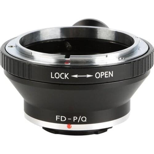 K&F Concept Lens Mount Adapter with Tripod for Canon FD Lens to Pentax Q-S1 Q10 Q7 Q DSLR Camera Camera Body