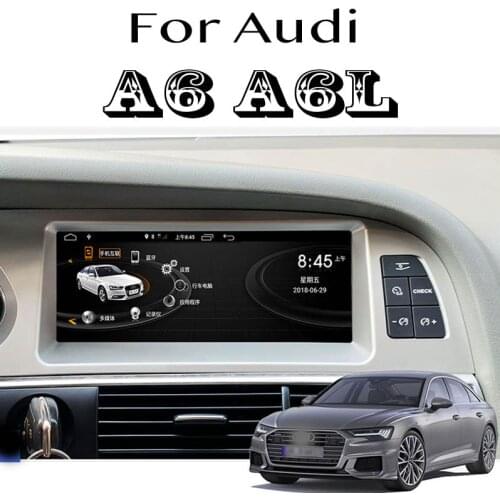 Car Stereo Audio Accessories Navigation GPS Navi Radio CarpPlay Embedded 8.8 INCH Screen For Audi A6 RS6 4F C6 MMi 360 Bird View