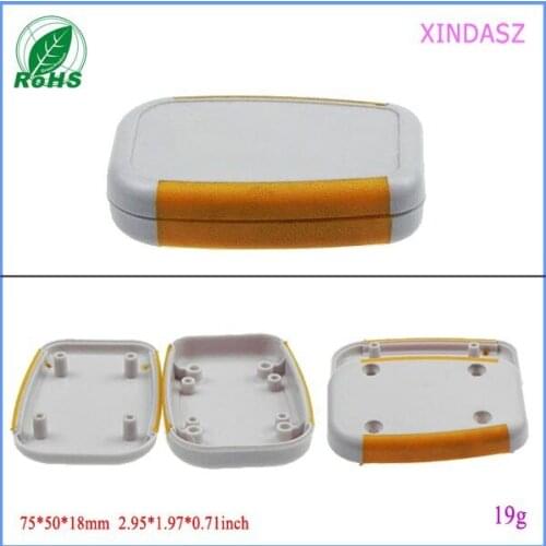 Small ABS Electrical Plastic PCB Mounting Box 75*50*18mm 2.95*1.97*0.71inch 2pcs/lot