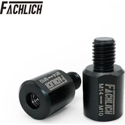 Fachlich 2units Converter Different Thread Diamond core bits adapter Grinding wheel adapter Connection for M14 to M10 thread