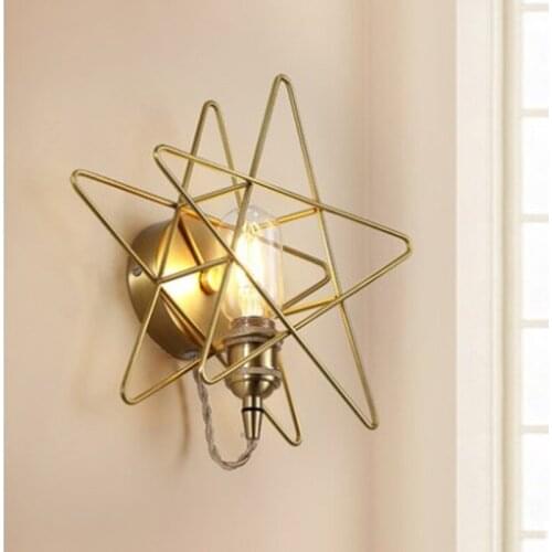 Crystal wall lights glass wall sconces lamparas de techo colgante moderna wood led bedside bedroom bedside corridor wall lamp