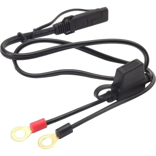 Motorcycle Motorbike Battery Terminal Clamp Wire 12V Charger Adapter Cable Plug