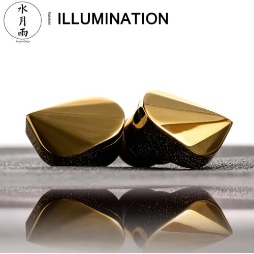 MOONDROP ILLUMINATION 11mm Dynamic Driver In-Ear Monitor Earphone 2Pin 0.78mmDetachable Cable with 2.5/3.5/4.4 Replaceable Plugs