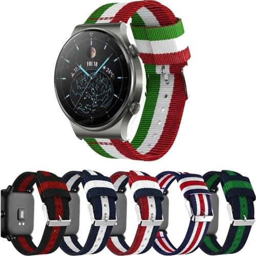 22mm Strap for Huawei Watch GT2 Pro Nylon Sport Watchband Bracelet Straps for Huawei Watch GT/ GT 2 GT2 46mm/Honor Magic Correa