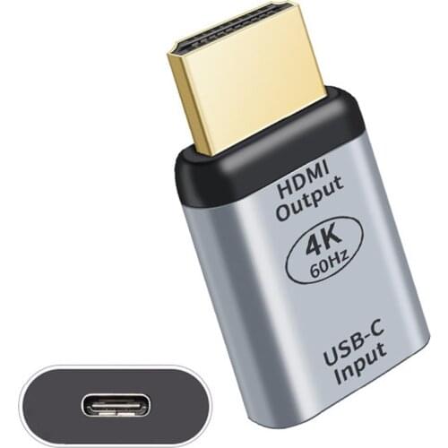 HDMI-compatible Sink HDTV Adapter 4K 60hz 1080p to USB-C Type C Female Source for Tablet & Phone & Laptop