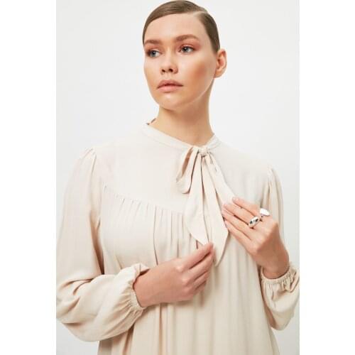Trendyol Scarf Collar Tunic TCTSS21TN0241