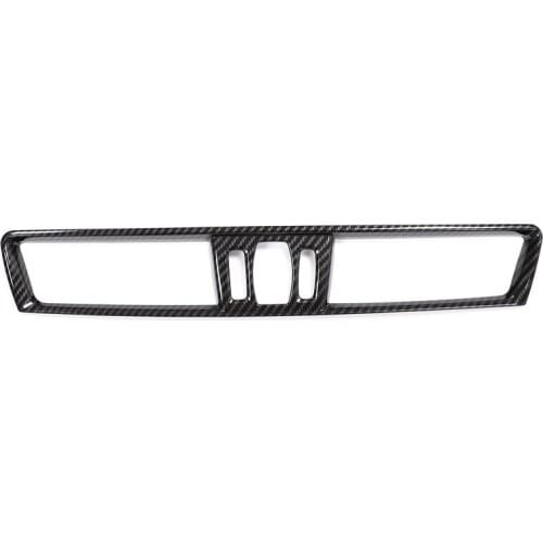 Carbon Fiber For Bmw X1 F48 2016-2018 Car Accessories Abs Plastic Chrome Console Air-Conditioning Vent Cover Trim For Bmw X2 F47