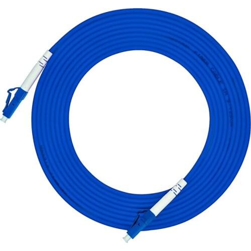 Indoor Armored 100Meters LC/PC-LC/PC,3.0mm,Singlemode 9/125,Simplex, Optical Fiber Patch Cord Cable,LC to LC Jumper