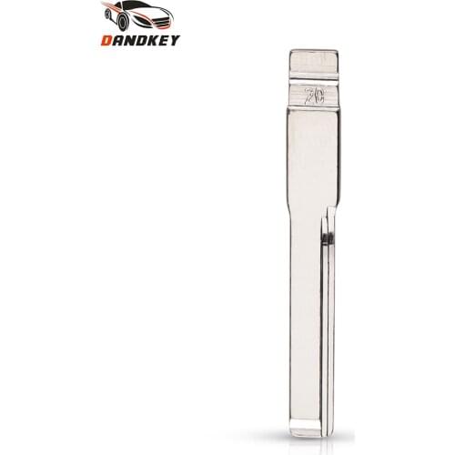Dandkey No.20 Metal Key Blade Blank For Mercedes For Benz C E Card Series Car Flip Folding Key Replacement Uncut HU64 Blade