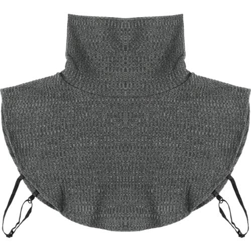 Womens Universal Blouse Dickey Collar Detachable Cotton Turtleneck Knitted Fake Collar Warm Insert False Blouse Shirt Collar