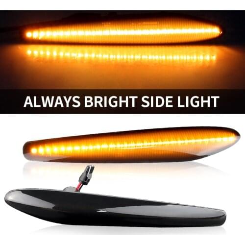 2Pcs Canbus LED Side Marker Lights Arrow Turn Signal Blinker Lamps For Alfa Romeo 159 / 159 Sportwagon / Boera / Spider typ 939
