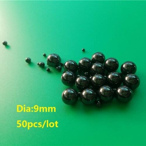 50pcs/lot G5 Diameter 9mm ceramic ball Si3N4 Silicon Nitride bearing balls 9mm