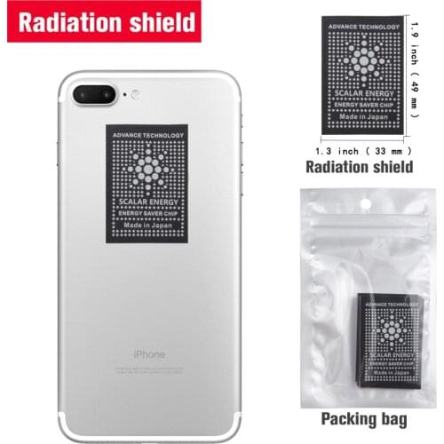 500pcs Anti Radiation Stickers Advance Technology Chip Shield Keep Health Factory Price DHL Shipping Fee
