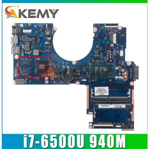 856227-601 856227-001 DAG34AMB6D0 For HP 15-AU 15-AU010WM Laptop motherboard Geforce 940M SR2EZ i7-6500U