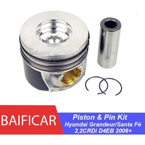 Baificar Brand New Genuine Piston & Pin & SNAP Ring Set (4 Pcs) 23410-27940 For Hyundai Grandeur / Santa Fe 2.2CRDi D4EB 2006