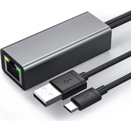 Ethernet Adapter Usb 2.0 Netwerk To RJ45 Network Lan Nintend Switch Ethernet Usb Conversion Line For New Fire TV/Google Home