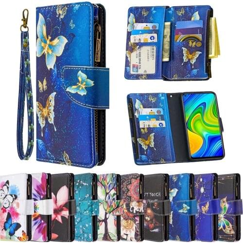 Flip Wallet Case For Xiaomi Redmi Note 9 8 7 10 Pro 8T 9S 8A 9A 9C 7A 10T 9T K20 Pro POCO X3 M3 Leather Funda Protective Cover