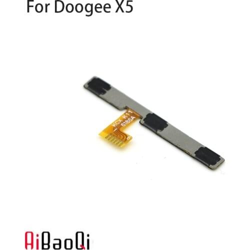 AiBaoQi New Original Doogee X5 power on/off+ volume FPC Key up/down button flex cable FPC For Doogee X5 /X5 Pro Phone