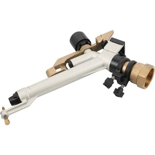 Garden Metal 1.5" Thread Long Watering Distance Sprinkler Rain Gun Farm