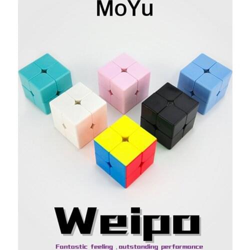 MoYu WeiPo 2x2 Cube profession speed magic cube puzzles toys for children neo cube childrens puzzles educational toys