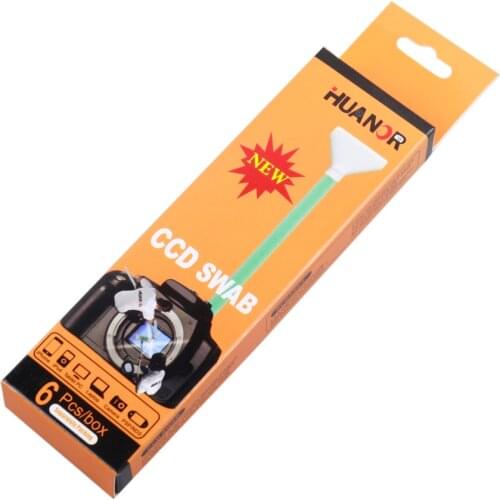 New 6 PCS CCD Sensor Cleaning Kit 24mm CMOS Cleaner Dry SWAB for Canon Nikon Sony Camera DSLR Cameras