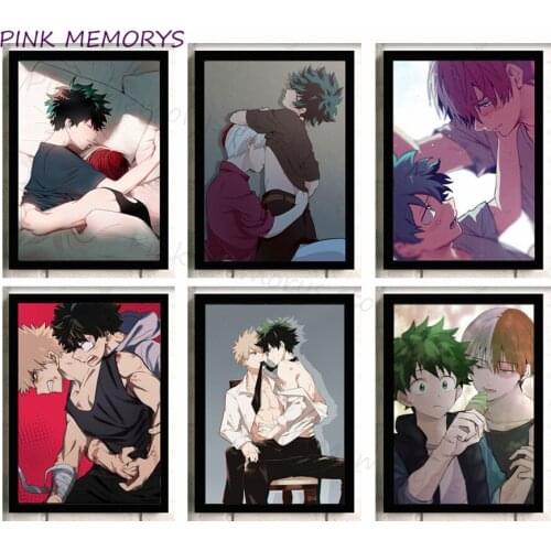 Wall Art Diamond Painting Anime Boku No My Hero Academia Poster Living Room Home Decoration Mosaic Picture Diamond Embroidery