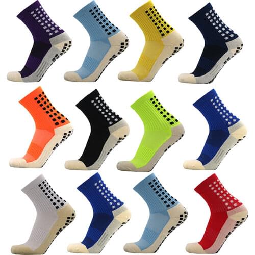 1 Pair Anti-Slip Breathable Football Socks Men Summer Running Cotton Rubber Socks Soccer Men Women Cycling Sports Accessories