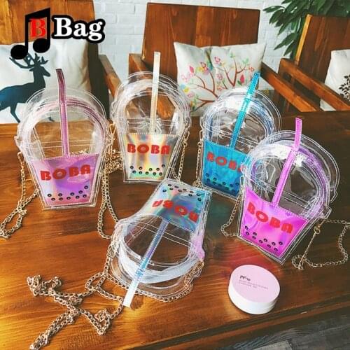 New Funny Straw Coke Bottle Bag Summer transparent Fashion Shoulder Bag Womens Bag Beach Bag Lovely messenger bag ita Bag