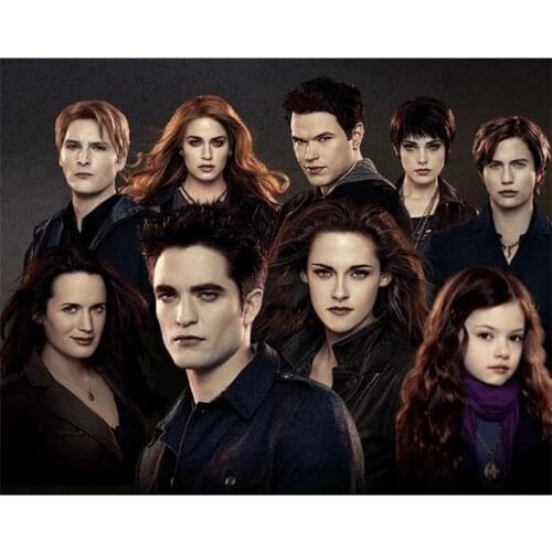 Full Square/Round Diamond Painting Twilight City movie poster 5D DIY Diamond Embroidery Art Kits Decorations Home