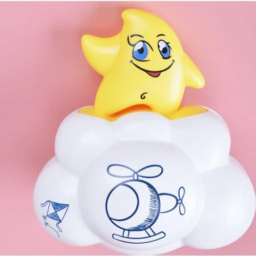 Cute Baby Bath Toys Bathroom Play Water Spraying Tool Sun/star/moon Clouds Shower Floating Toys Kids Bathroom Water Toys