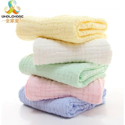 Super Soft Baby Bath Towel 100% Cotton Fast Drying Neonatal Baby receiving Blanket 110*110cm Bathing Face Towel for Kids Infant
