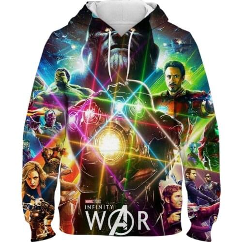 New Men Women Children Marvel The Avengers Hoodies 3D Print Pullover Fashion Sweatshirts Boy Girl Kids Casual Hoody Jacket