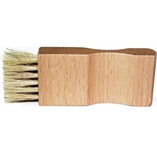 1pcs New Shoes Shine Brush Polish Bristle Hair Buffing Brush Mini Shoes Oil Brush