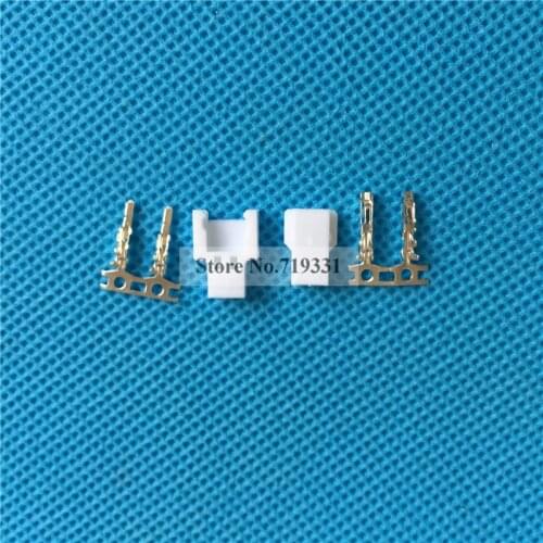 Micro JST Losi Walkera 2-pin Connector plug Male, Female x 50 Sets