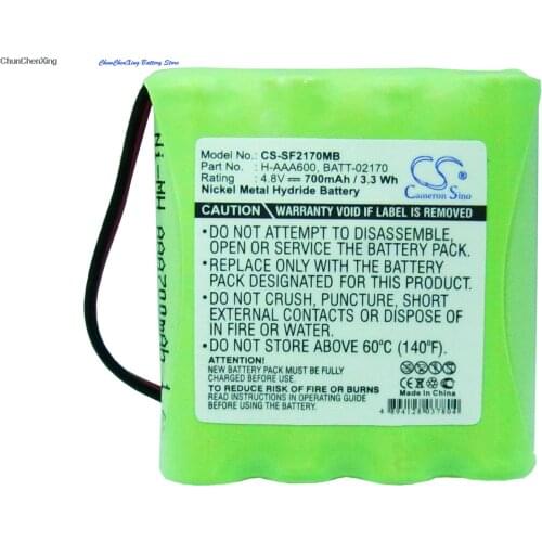 Cameron Sino 700mAh Battery SBC-EB4880 for Philips SBC 468/91, EB4870, SC364, SC365, SC450, SC465/91, SC468/91, SC468/92
