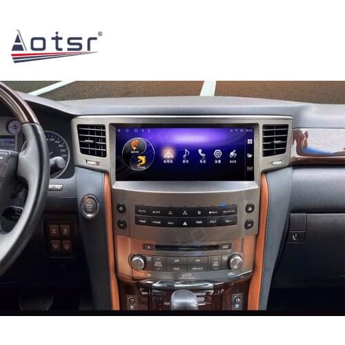 12.3" 6+128G Android Car GPS Navigation Auto Stereo Radio For Lexus LX570 2007+ HeadUnit Multimedia Player Tape Recorder Carplay