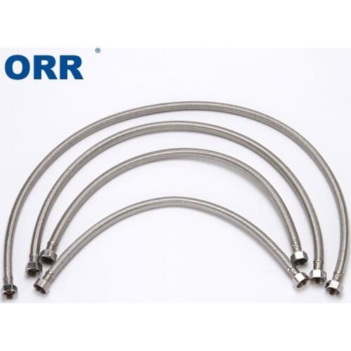 Free shipping Plumbing hose flexible Bathroom accessories 50 60 80 100cm tube Shower water pipe ORR