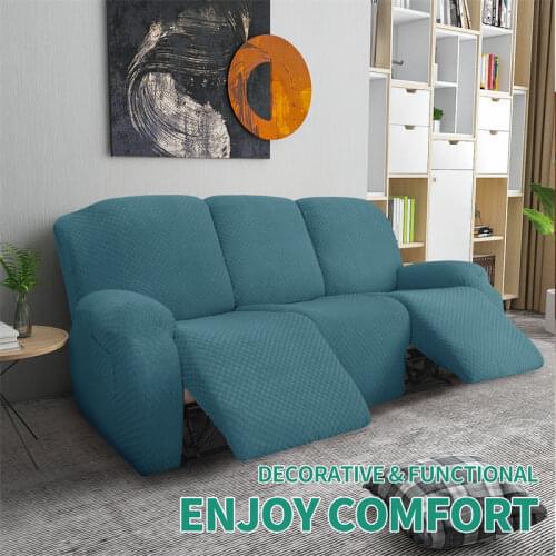 3 Seater Recliner Sofa Cover Elastic All-inclusive Massage Lounger Slipcovers Spandex Relax Armchair Cover Deck Chair Covers