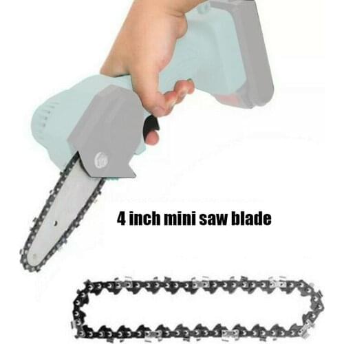 4-inch Electric Chain Saw Woodworking Tool 13cm Guide Plate Chainsaw Accessory Replacement Chain for Electric Pruning Garden