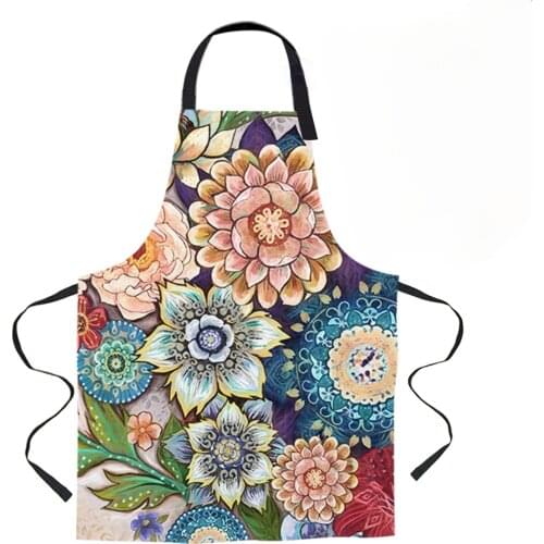 Beautiful Flowers Apron Ladies Apron Baking Apron Apron Kitchen Cooking Apron Mens Apron Cafe Kitchen Apron Ladies Gadgets for