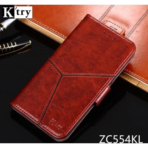 K'try For Asus Zenfone 4 Max ZC554KL Wallet Leather Case Fashion Flip Cover For Asus ZC554KL 5.5" Protective Phone Bags Case