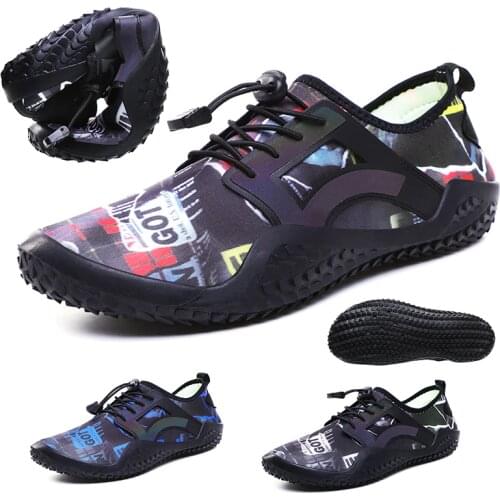 Water Sports Shoes Mens Outdoor Non-Slip Sports Shoes Quick-Drying Sea Surfing Swimming Shoes Beach Wading ShoesLarge Size