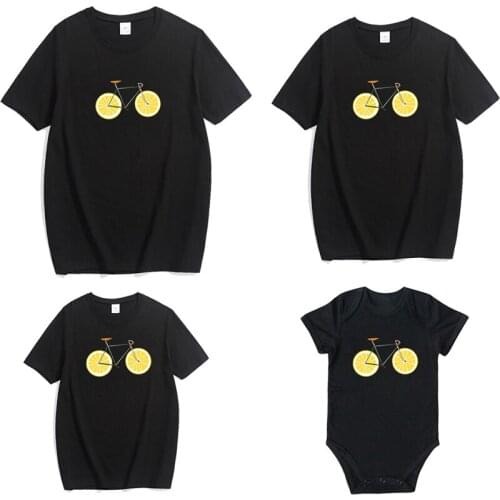 Family Matching Clothes Mommy and Me Clothes Print T-shirt Mother Daddy Mom Kids T-shirt Baby Bodysuit Family Look Top
