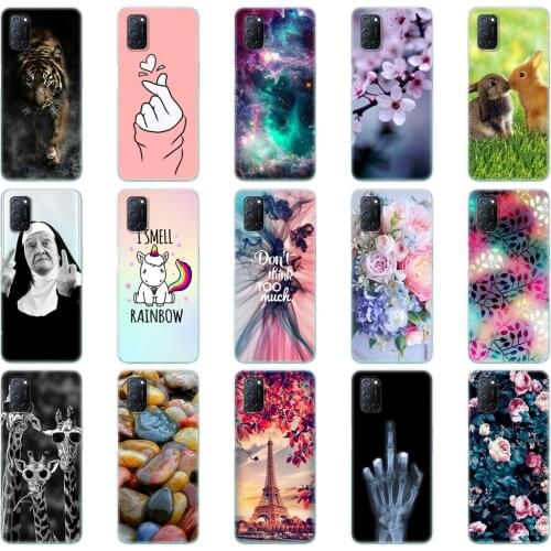 For OPPO A52 A92 A72 Case 6.5" Silicon Soft TPU Back Cover For OPPO A 52 72 92 Phone Case OPPO A92 OPPO A72 OPPO A52 Bags Bumper