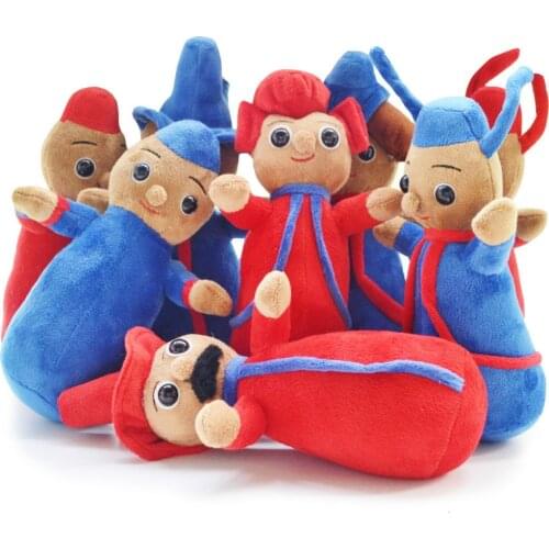 10" height cute plush toy dolls In the Night Garden The Pontipines The Wottingers 4 items a pack / lot