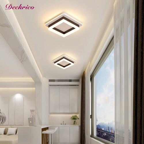 Modern Minimalist Style Led Luster Ceiling Lamp Plafonniers Corridor Aisle Balcony Fixture Bedroom Chandelier Light Luminaire