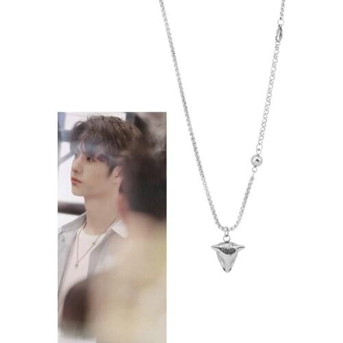 High Quality Stainless Steel Necklace Punk Bull Head Pendant Chain Necklace Men Women Jewelry Collier Idol Yibo Lan Wangji