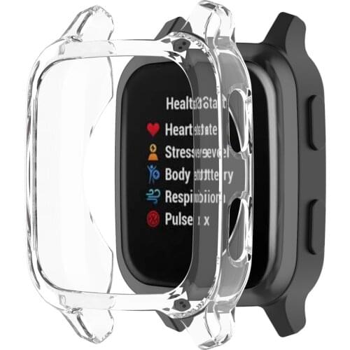 Smart Watch Protective Case For Garmin Venu Sq Shockproof Anti-scratch Frame Bumper TPU Cover Shell Smartwatch Accessories